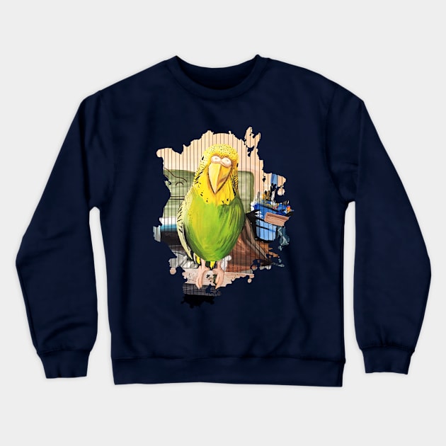 Pet Parrot Crewneck Sweatshirt by adamzworld